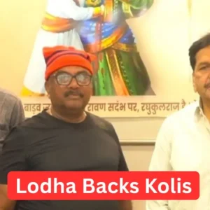 Lodha Intervenes in Girgaum Chowpatty Koli Community Issue.
