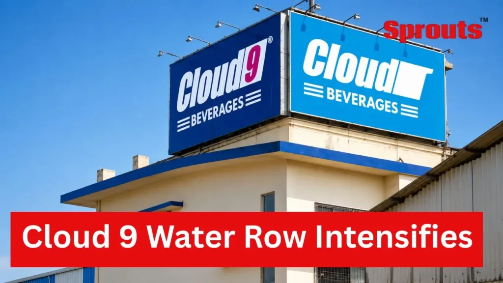 Water tanker outside Cloud 9 Beverages unit in Ambernath MIDC.