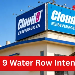 Water tanker outside Cloud 9 Beverages unit in Ambernath MIDC.