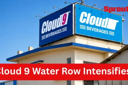 Water tanker outside Cloud 9 Beverages unit in Ambernath MIDC.
