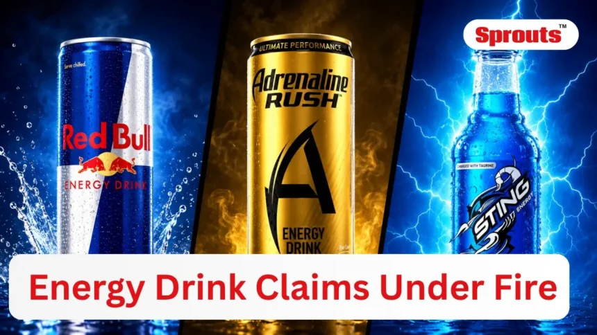 FSSAI has issued notices over alleged misleading energy drink labelling.