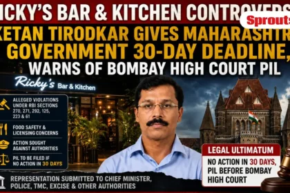 Ketan Tirodkar has sought action against Ricky’s Bar and Kitchen.