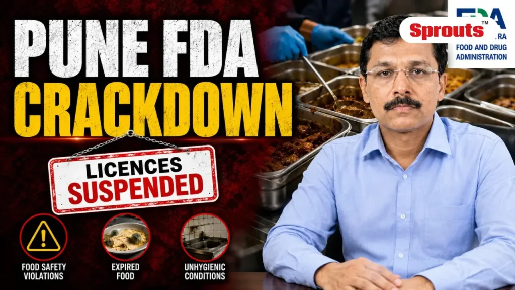 Pune FDA Suspends Food Licences of Seven Hotels Over Safety Violations.