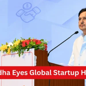 Governor Jishnu Dev Varma addressing the Startup Frontier 1.0 conference in Mumbai.